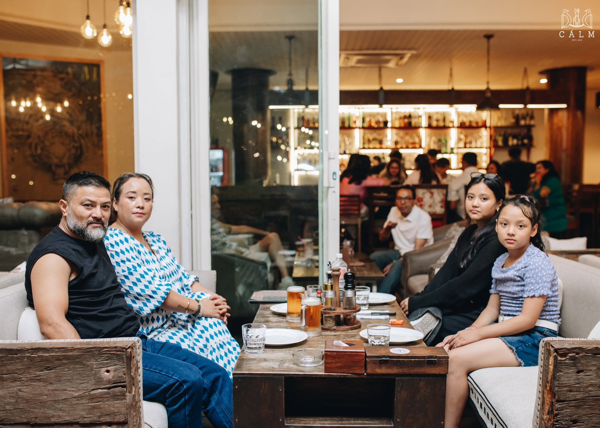 Family dining at Calm